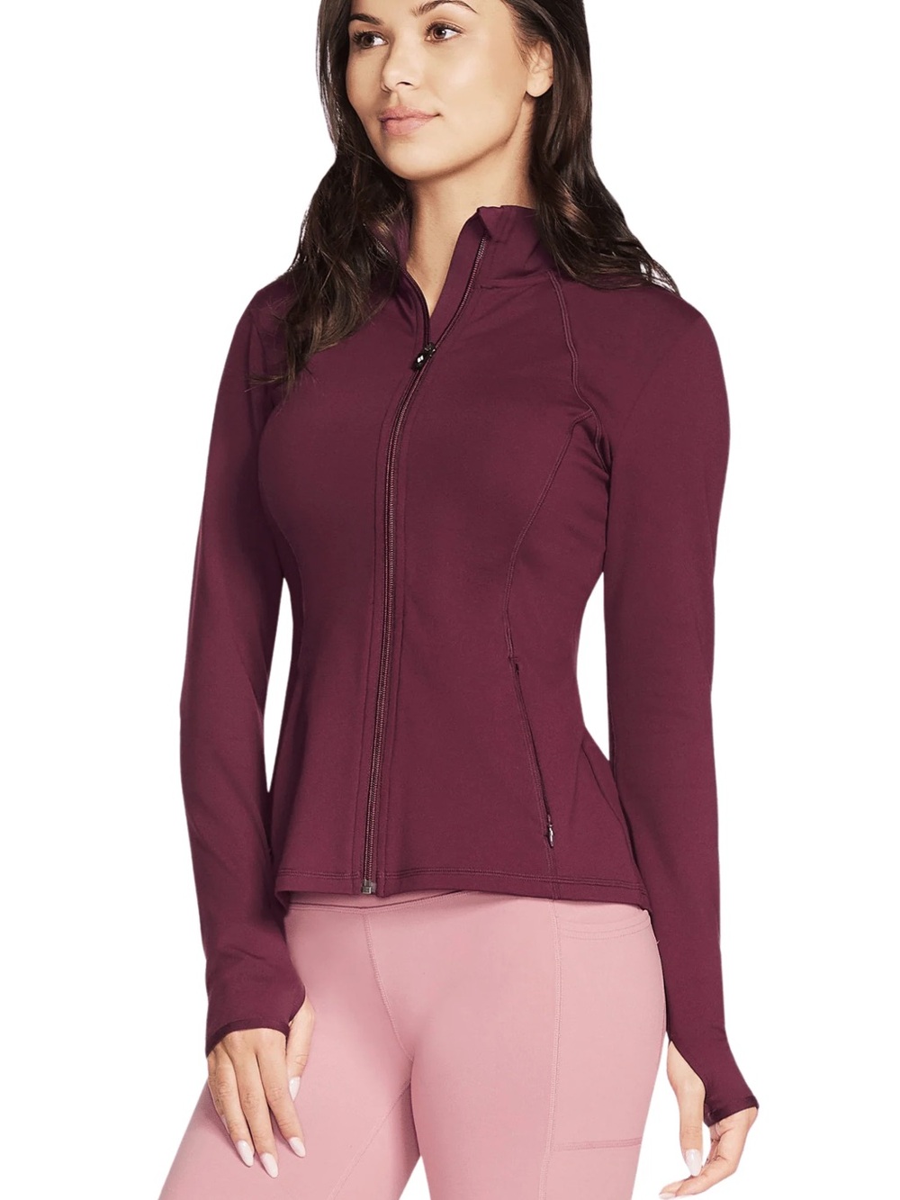 Tommy Bahama Activewear Full-Zip Performance Jacket Plum Purple - Size Small